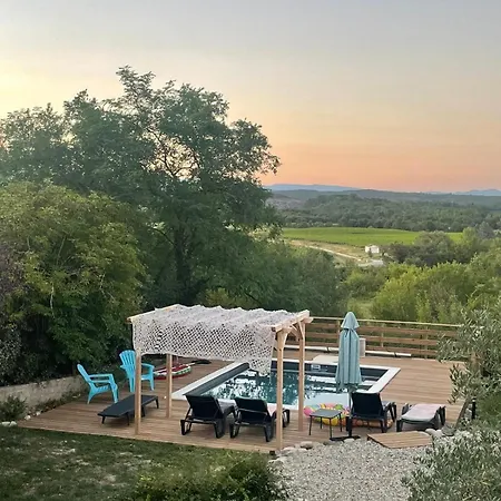 De L'arceau - Mas Avec Piscine En Sud Ardeche Grospierres